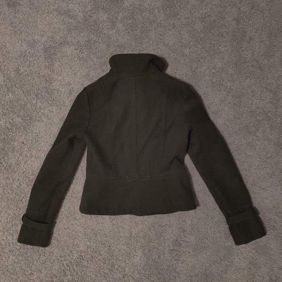 Express Bombshell Green Coat - Picture 3 of 6